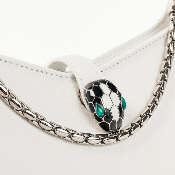 Bvlgari White Serpenti Bag - Picture 9 of 14